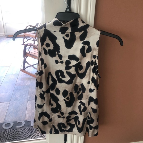 Trendy Ann Taylor cowl neck, cheetah top 2P - Picture 3 of 3